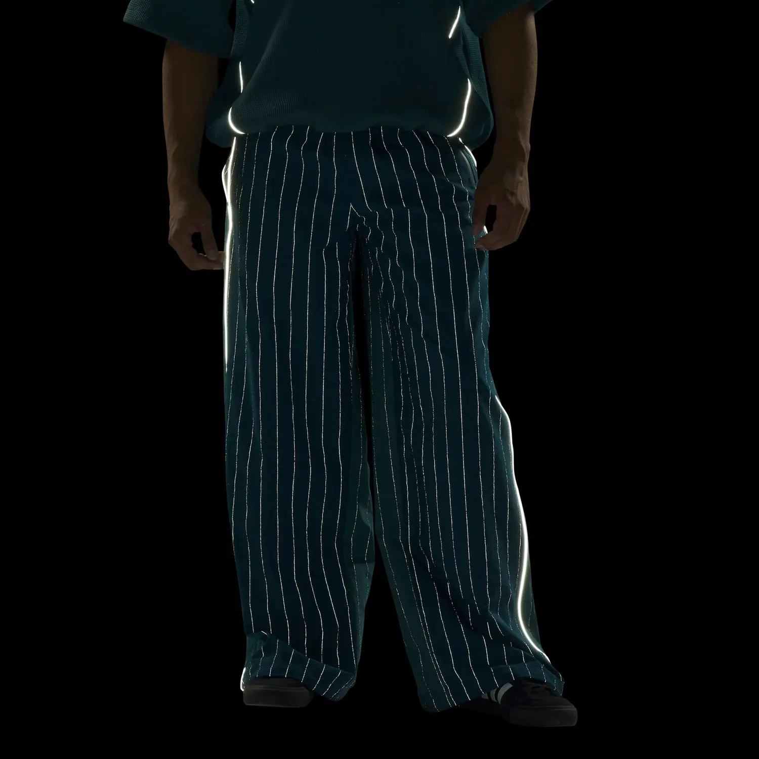 Adidas X Og La Venice Striped Wind Trousers Adidas Originals, Technology Mineral — фото 4