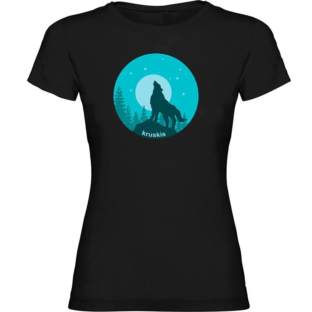 

Футболка с коротким рукавом Kruskis Wolf Night, черный