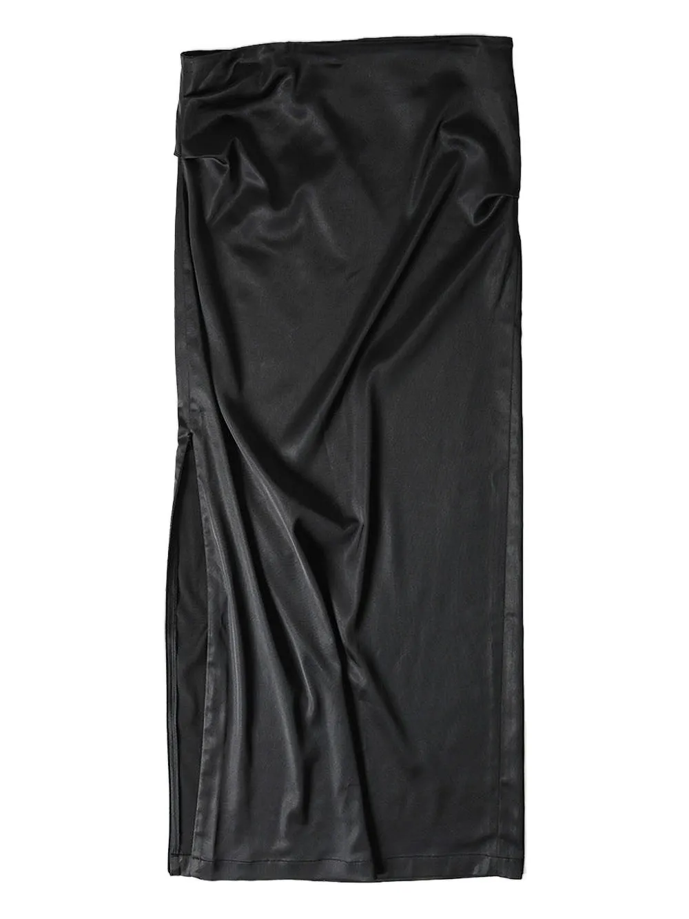 

Юбка с логотипом и боковой молнией Open Yy, черный