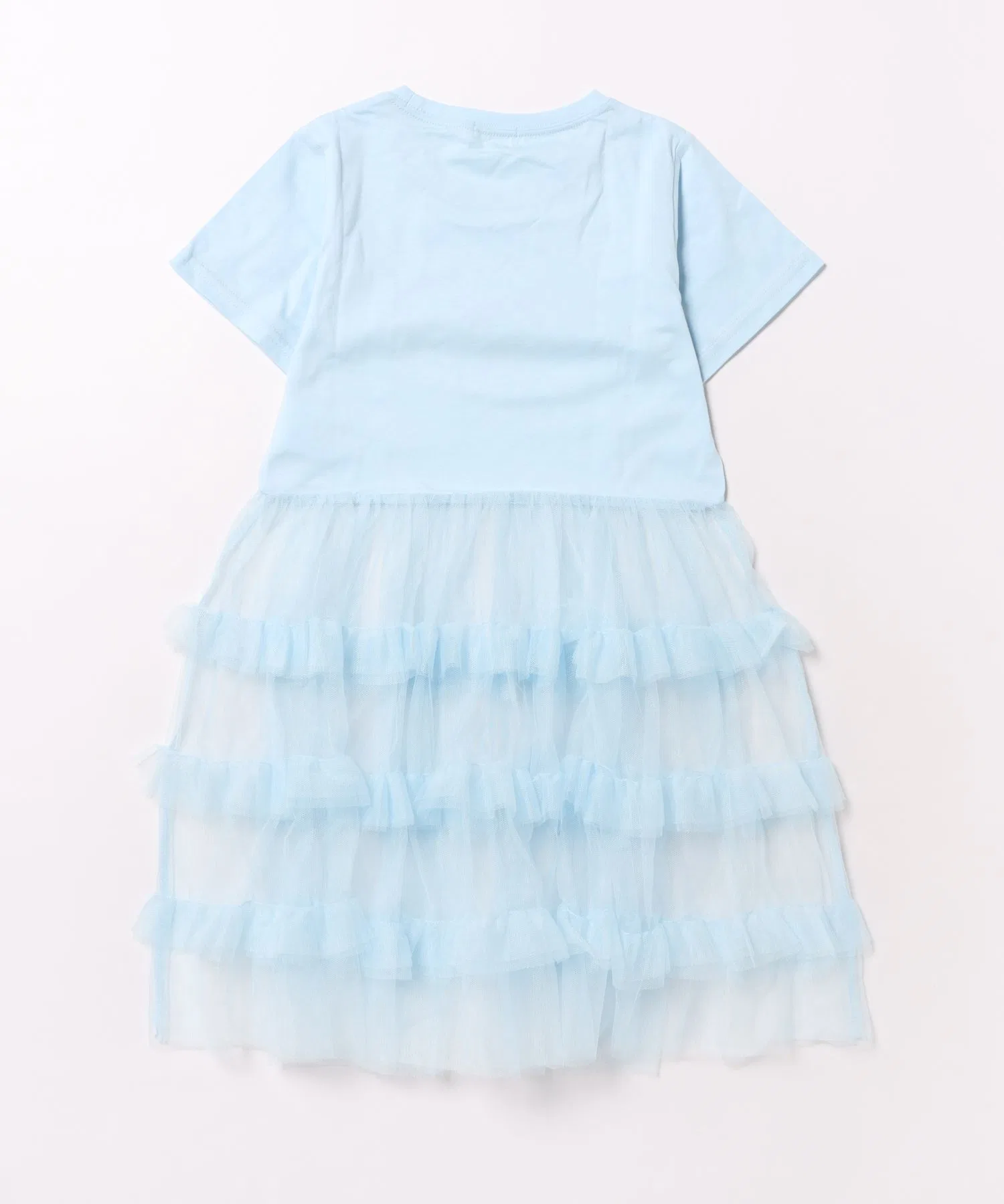 Детское платье BABYDOLL с ярусной юбкой чёрное — фото 3