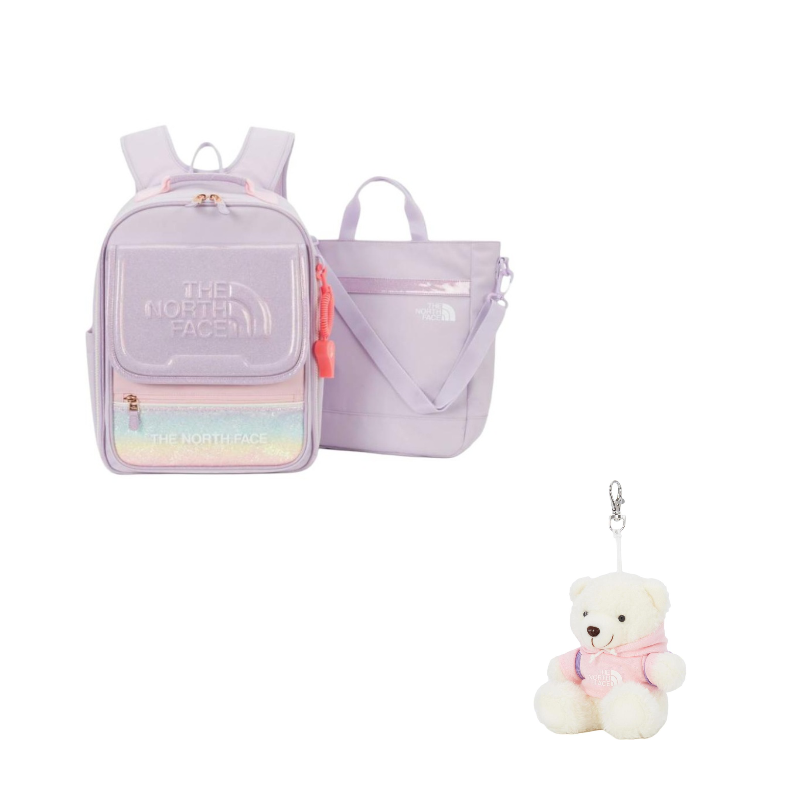 

THE NORTH FACE Комплект рюкзака и сумки из полиэстера для детей Lilac