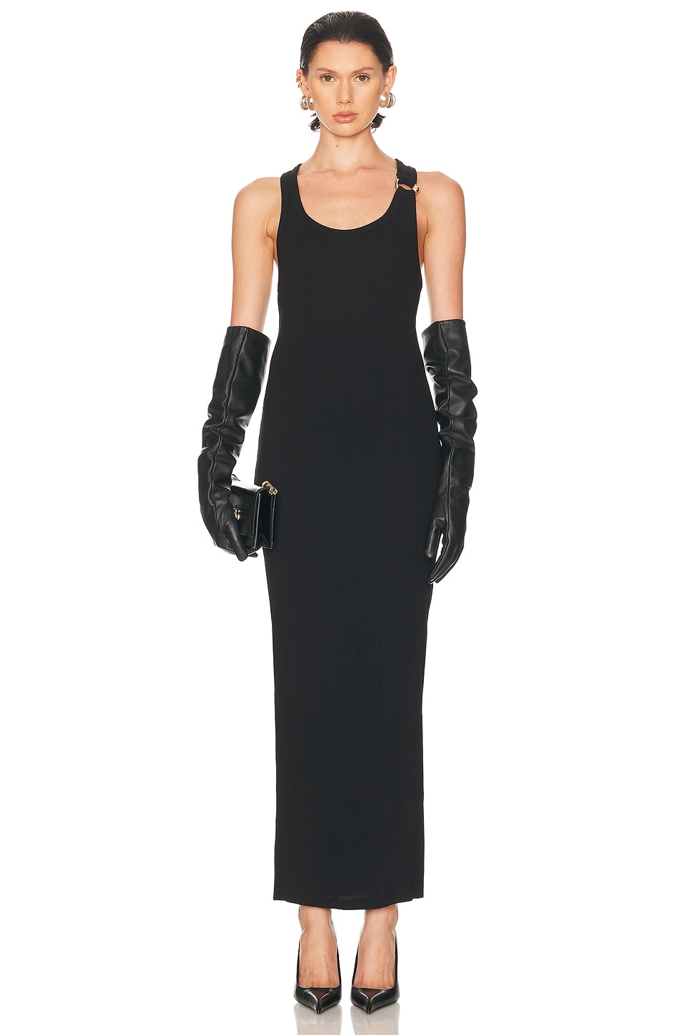 

Piercing Длинное платье Jean Paul Gaultier, Black