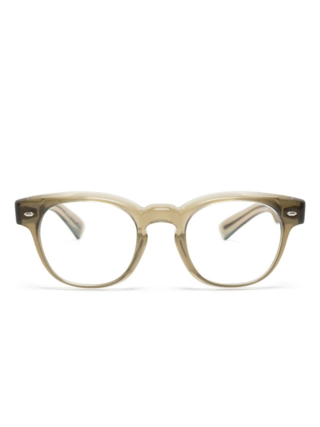 

Oliver Peoples очки Allenby в прозрачной оправе, нейтральный цвет