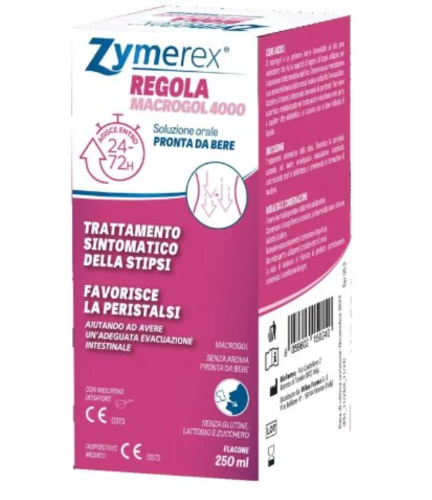 

Zymerex Regulate Macrogol 4000 250 мл без глютена