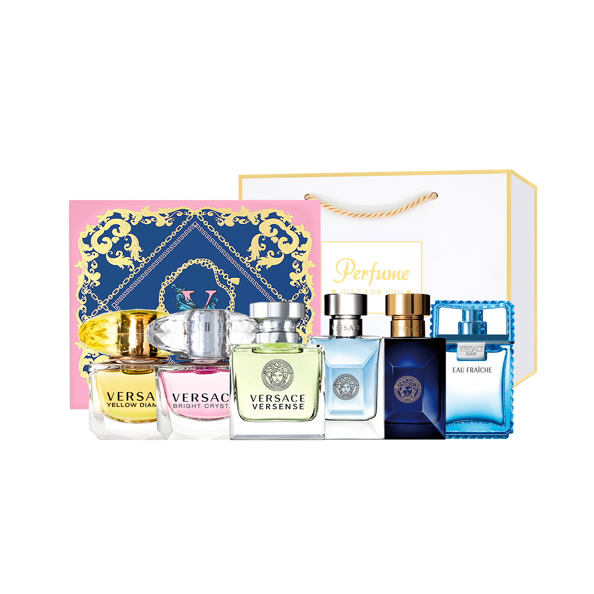 FANSIZHE классические наборы парфюмерии Chibi Couple Eau De Parfum Eau De Toilette VERSACE — фото 2