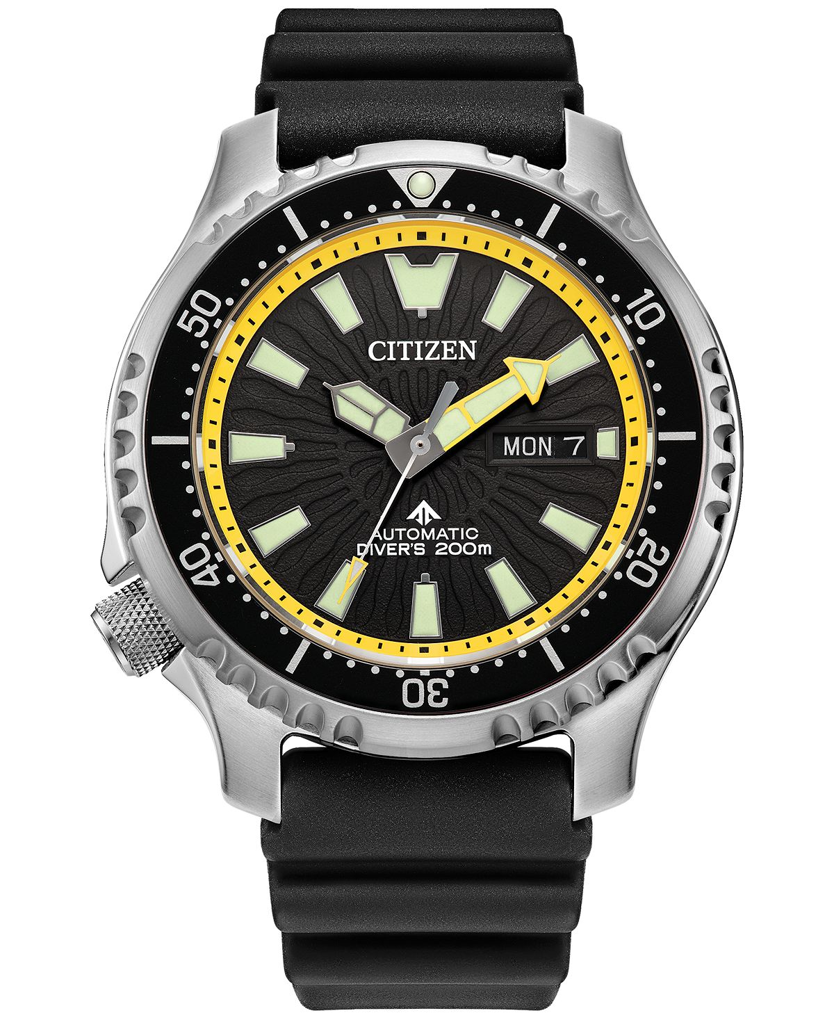 

Мужские автоматические часы Promaster с черным ремешком 45 мм Citizen