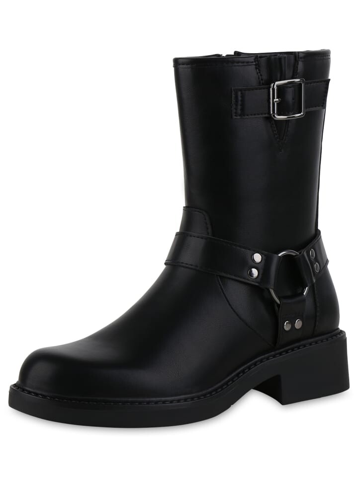

Ботильоны VAN HILL Biker Boots Allison, черный