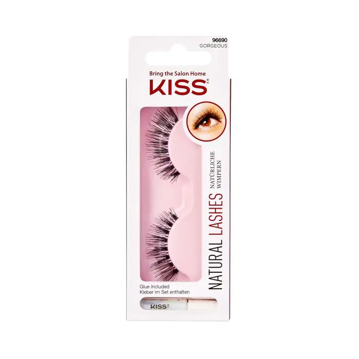 

Накладные ресницы false lash pestañas postizas Kiss, цвет gorgeous