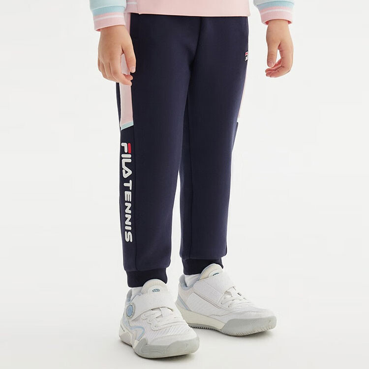 Детские трикотажные спортивные штаны FILA, цвет Blue — фото 4