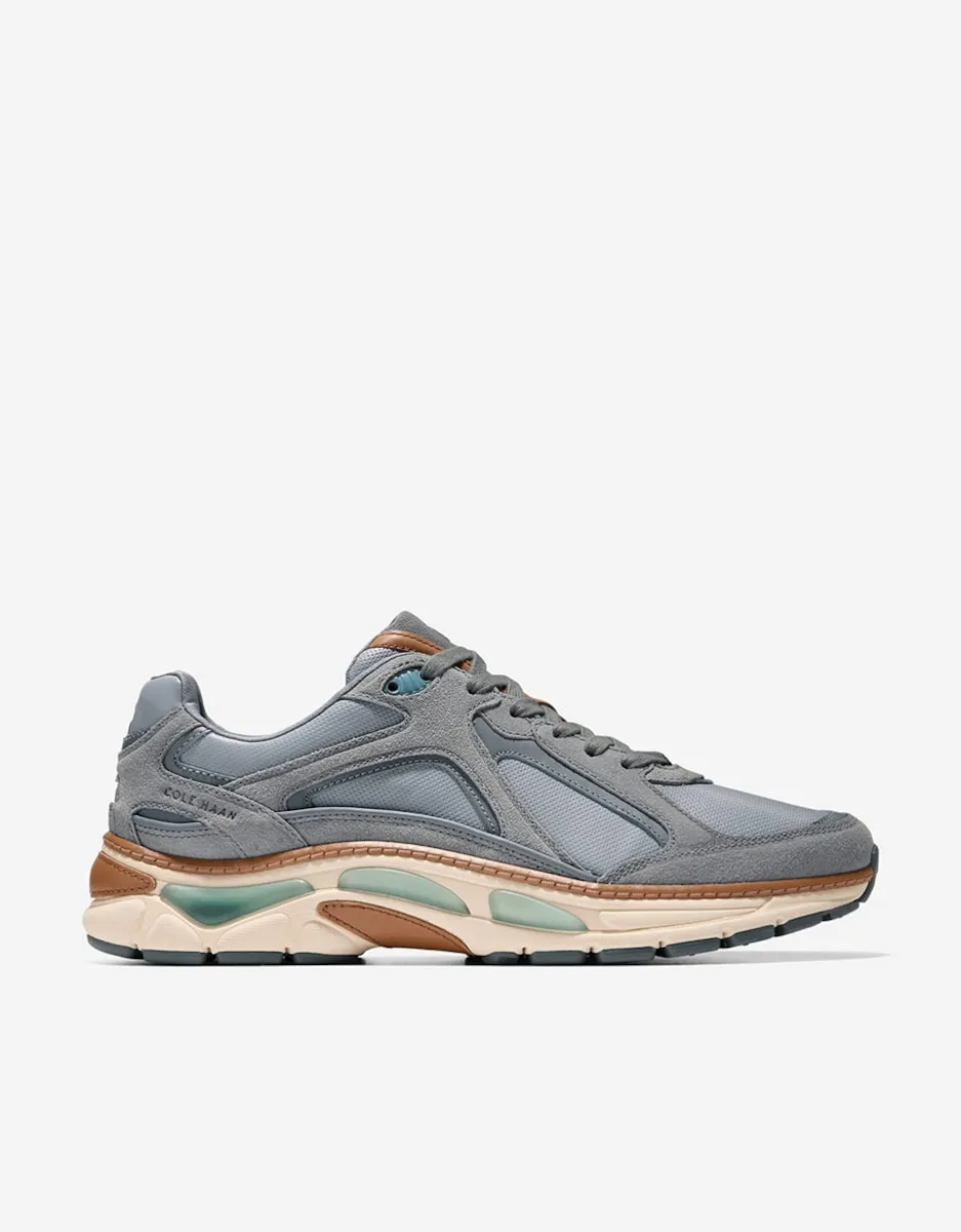 

Мужские беговые кожаные кроссовки Cole Haan, серый