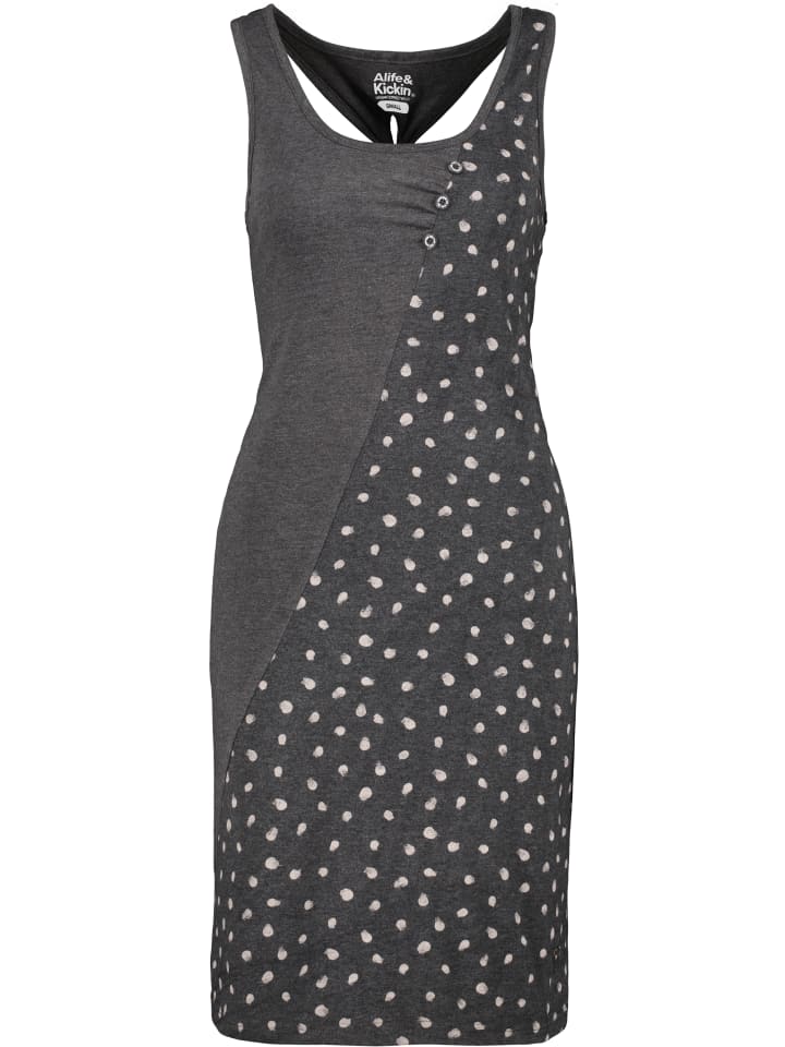 

Alife and kickin Платье CameronAK B в меланжевом цвете без луны