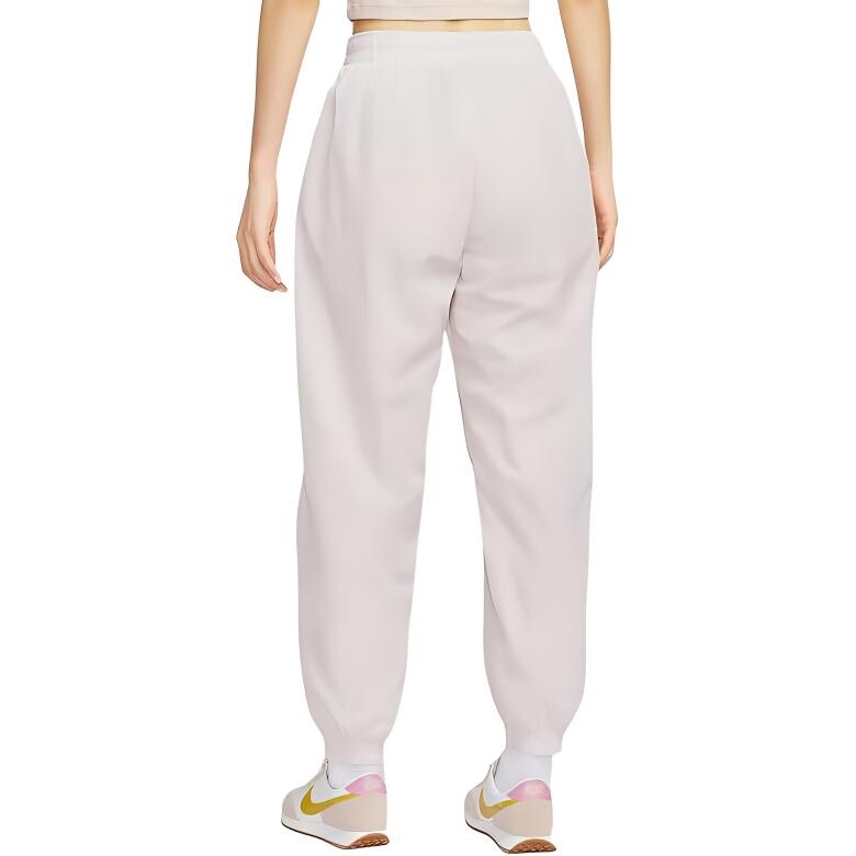 Брюки Nike Sportswear Essential Mid-Rise Oversized Woven Joggers, бежевый — фото 2