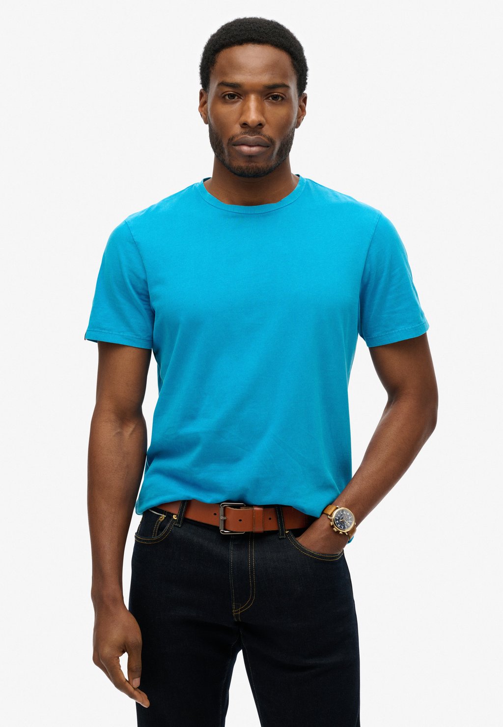 

Базовая футболка ESSENTIAL Superdry, синий