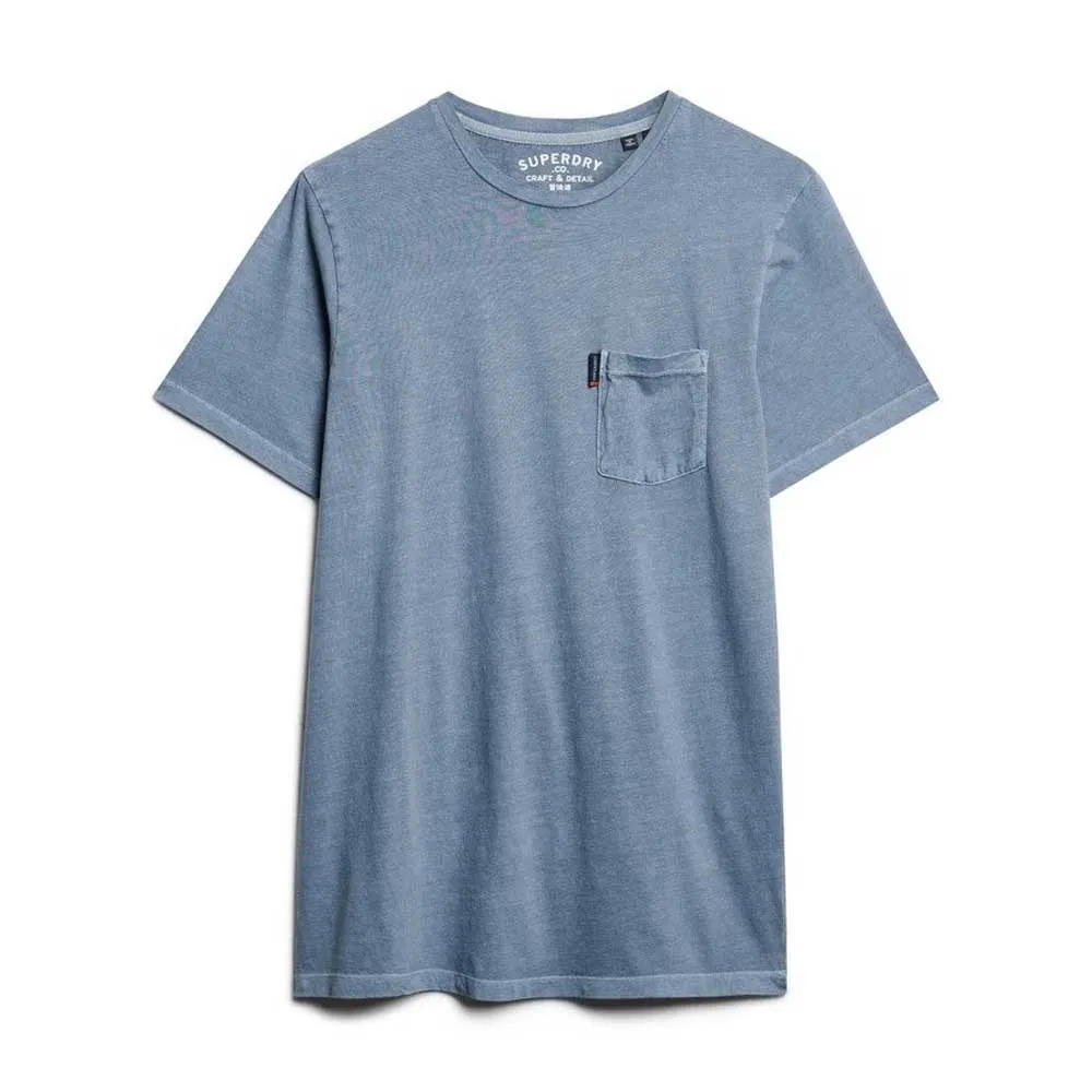 

Футболка с коротким рукавом Superdry Classic Essential Pocket, синий