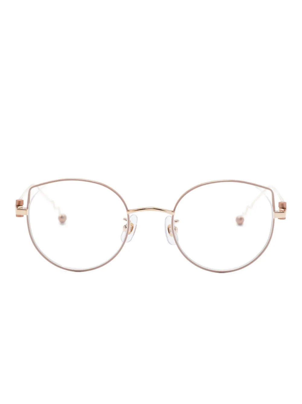 

Очки Norah в оправе 'кошачий глаз' Megane And Me, золотистый