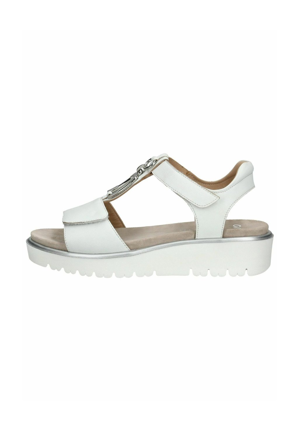Босоножки на танкетке BILBAO - Platform sandals ara, белый