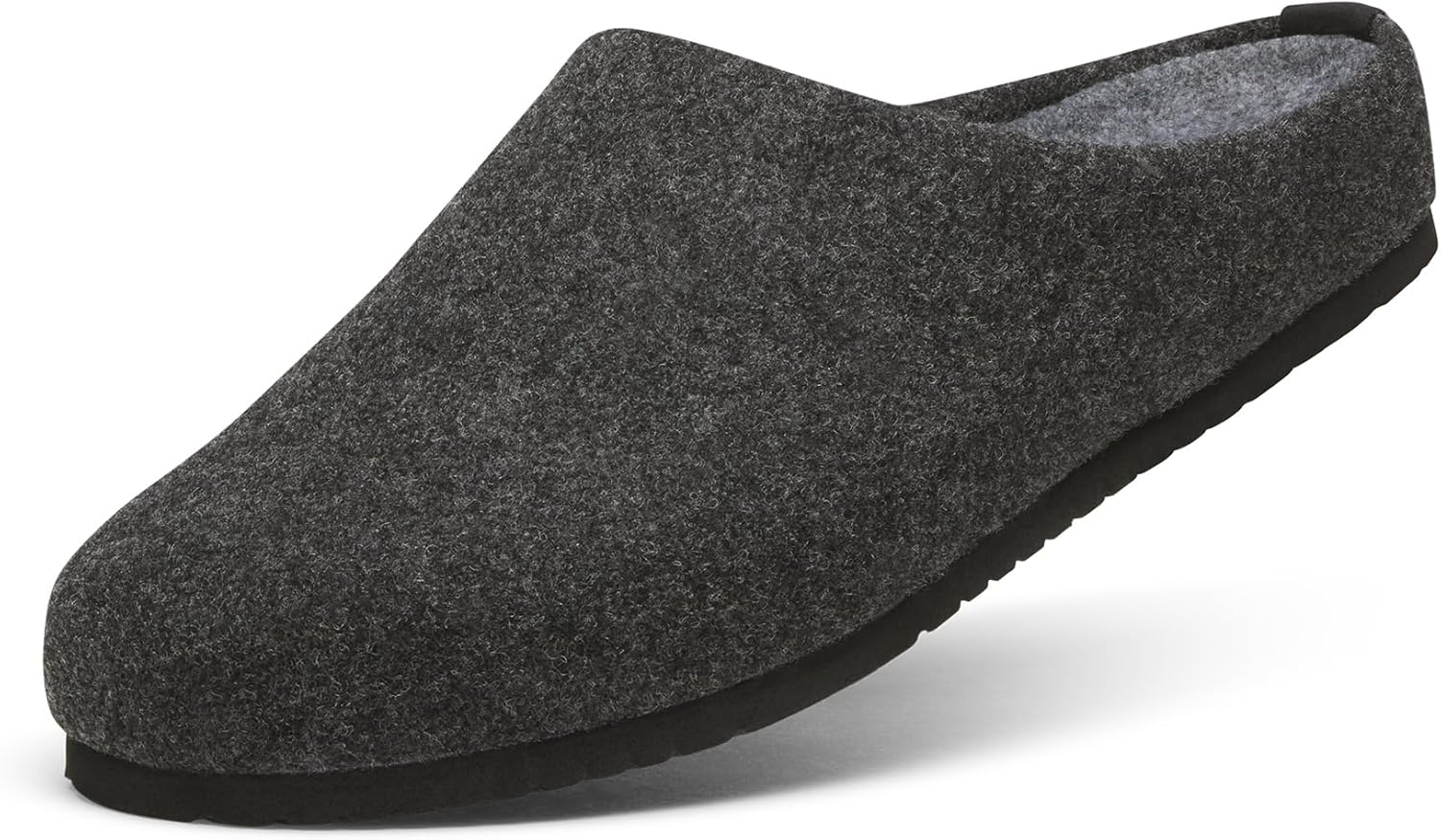 

Унисекс тапочки Allbirds из шерсти, домашние обувь с открытой пяткой, верх из шерстяной смеси и мягкая подкладка, черный/черный