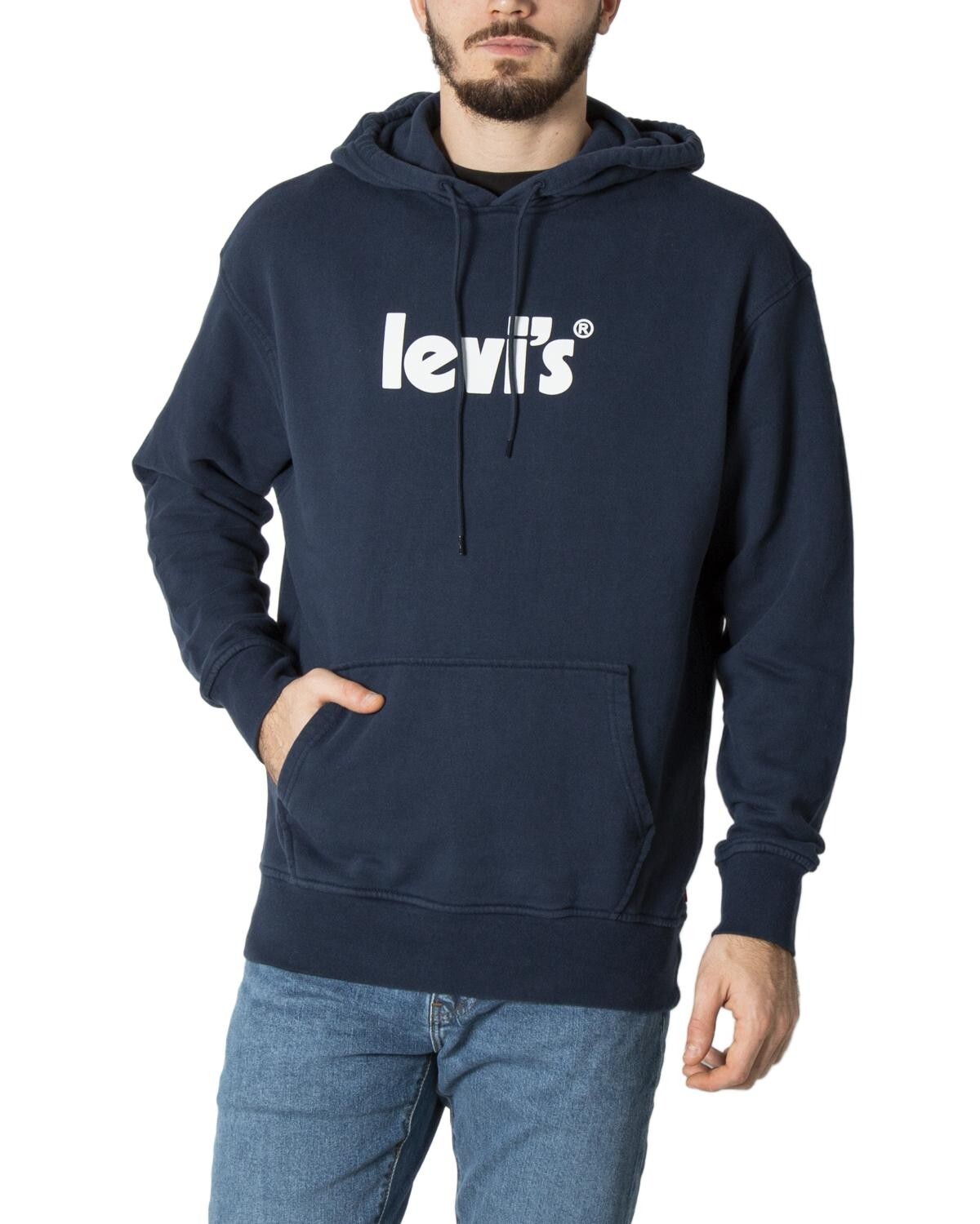 

Толстовка мужская Levi´s с логотипом бренда, синий