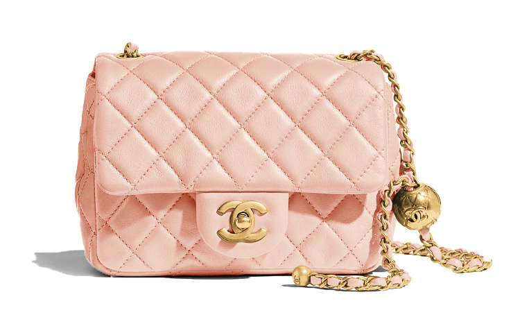 

Сумка через плечо из овчины, женская, цвета сушеной розы CHANEL