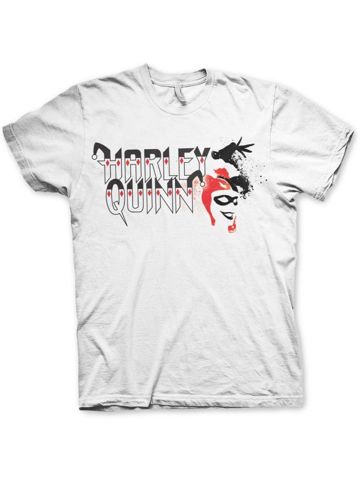 

DC Commics Harley Quinn Футболка "Big Tall T-Shirt" белого цвета, Белый, DC Commics Harley Quinn Футболка "Big Tall T-Shirt" белого цвета