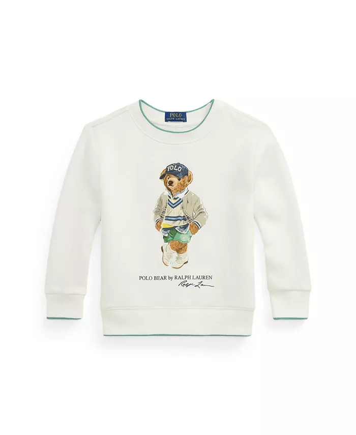 

Толстовка с медведем Polo для малышей и мальчиков Polo Ralph Lauren, белый