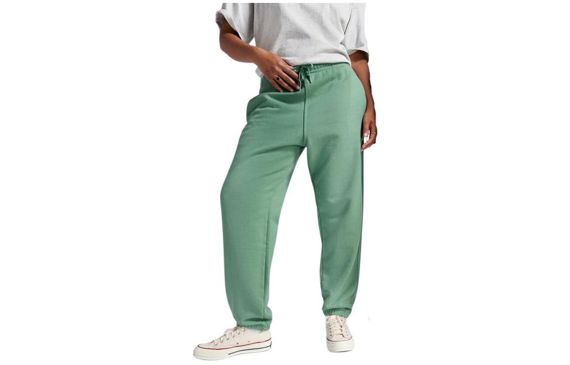 

Золотой стандарт лоус фит свитшоты вязаные спортивные штаны унисекс Converse, зеленый