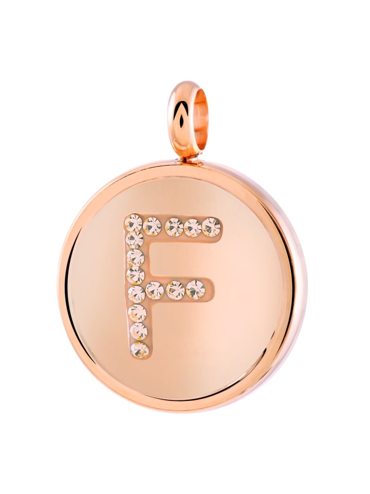 

Круглый кулон в форме буквы «F» Lucardi