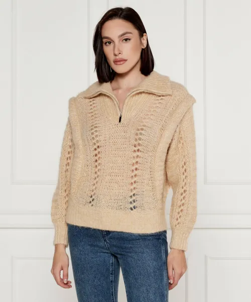 

Шерстяной свитер Oversize fit Ba&Sh, бежевый