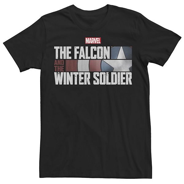 

Футболка Big & Tall Marvel The Falcon and the Winter Soldier с логотипом щита Licensed Character