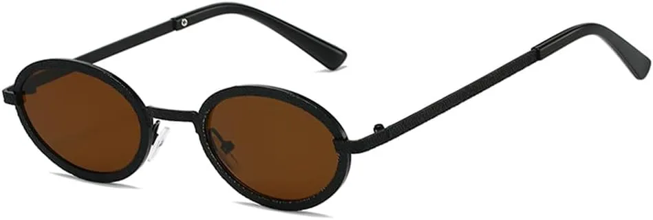 

Винтажные овальные металлические солнцезащитные очки для женщин и мужчин в стиле ретро, ​​для рыбалки, вождения, с защитой от УФ-излучения UV400 KTUCN, 03