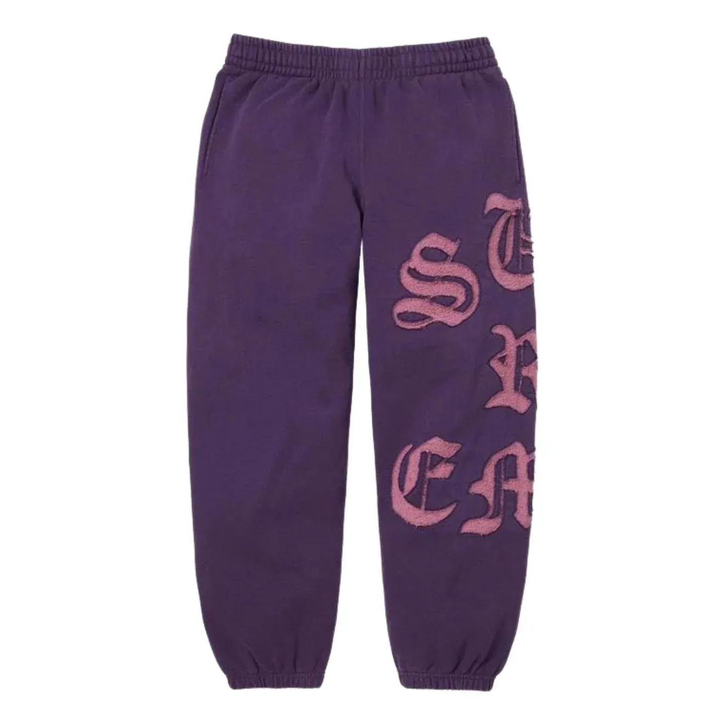 Спортивные штаны Supreme SS26 с вырезами, фиолетовые