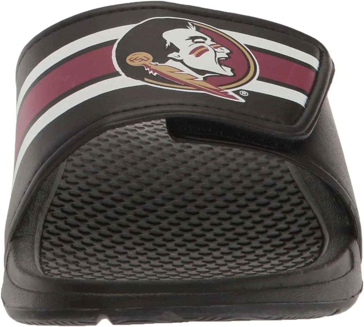 Мужские спортивные тапочки FOCO Legacy Velcro Sport Slide New York Giants Legacy Sport с застежкой-липучкой - размер Large, 2-Black Legacy Stripe — фото 2