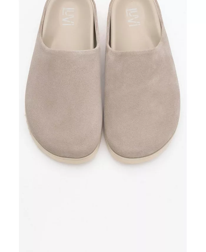 Кожаные сланцы Space Leather Slide Sandal (Женские) Forever & Always Shoes, загар/бежевый — фото 4