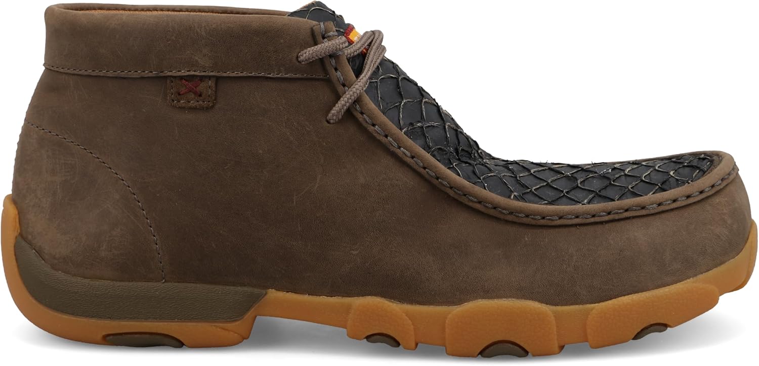 Ботинки Twisted X Work Chukka Driving Moc для мужчин, черный — фото 4