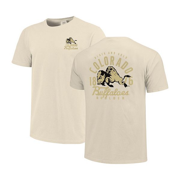 

Мужская футболка с длинным рукавом comfort colors с принтом талисмана colorado buffaloes Image One