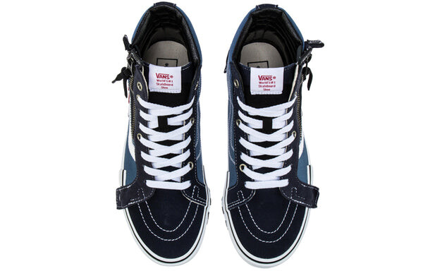 Кроссовки Vans SK8-HI Reissue CAP 'Parisian Night', синий — фото 3