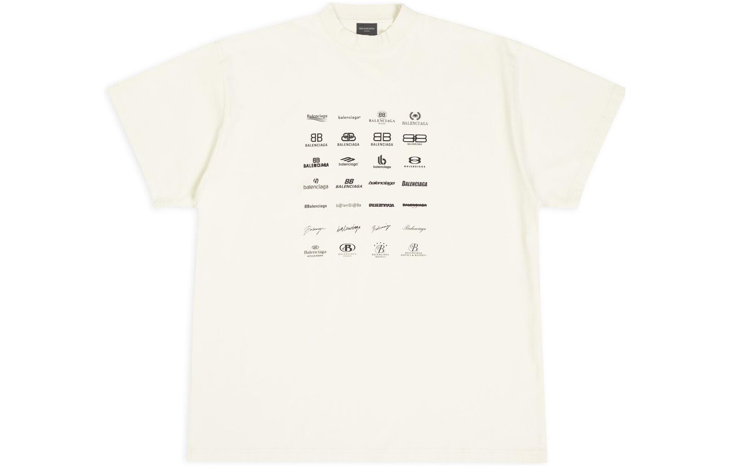 

Футболка унисекс Off White Balenciaga, кремовый