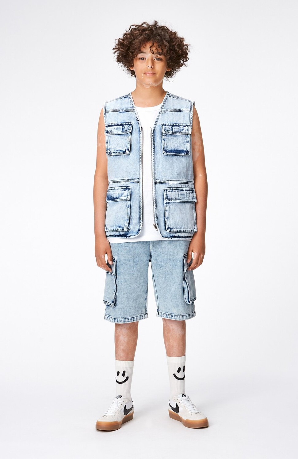 

Джинсовые шорты ALVY Molo, цвет light stone denim