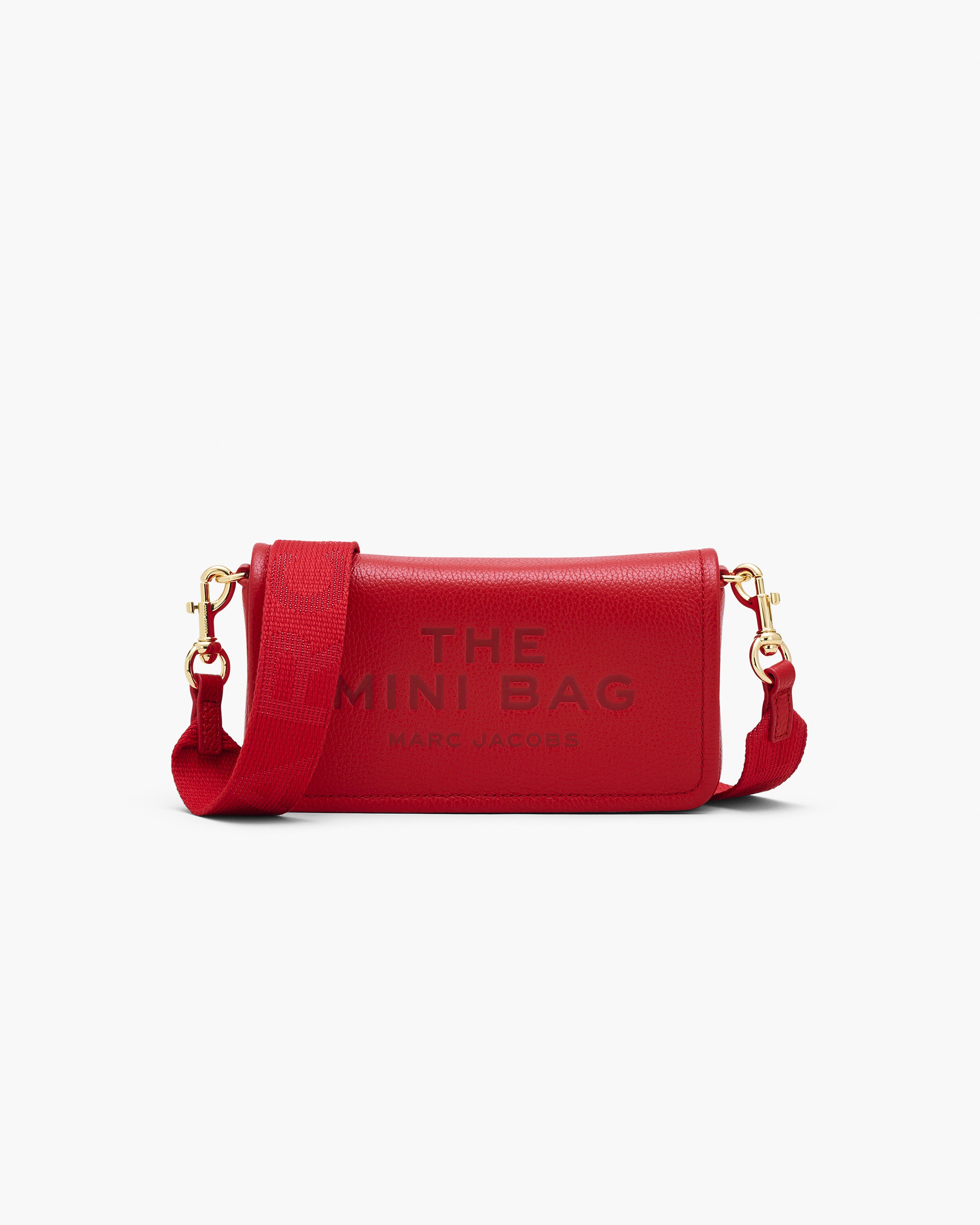 

Кожаная мини-сумка Marc Jacobs, цвет True Red, Красный, Кожаная мини-сумка Marc Jacobs, цвет True Red