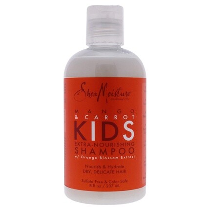 

Детский шампунь с манго и морковью, 8 унций, Shea Moisture