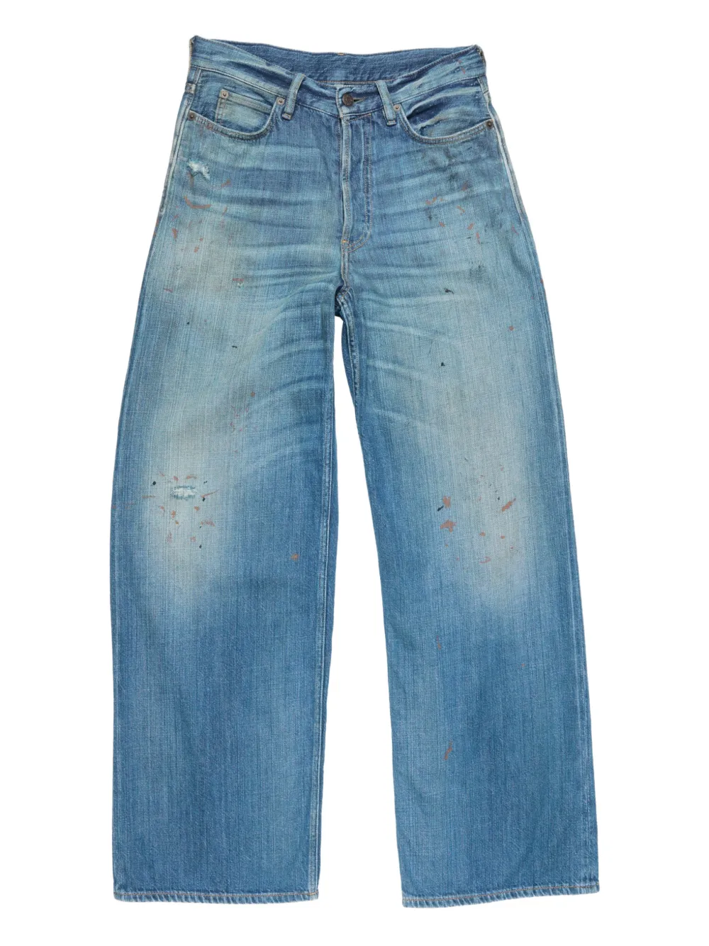 

Брюки с нашивкой-логотипом (2021 год) Acne Studios, синий