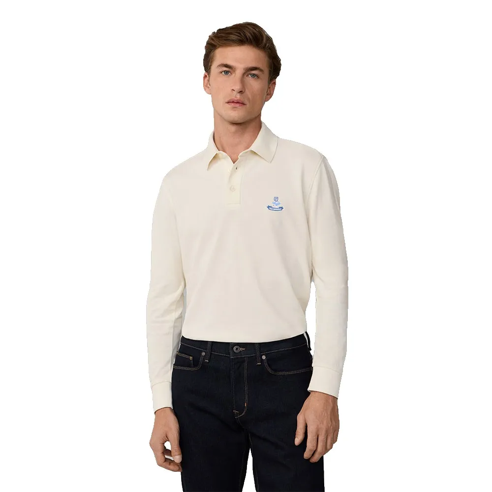 

Поло с длинными рукавами Façonnable Bird Pima, белый