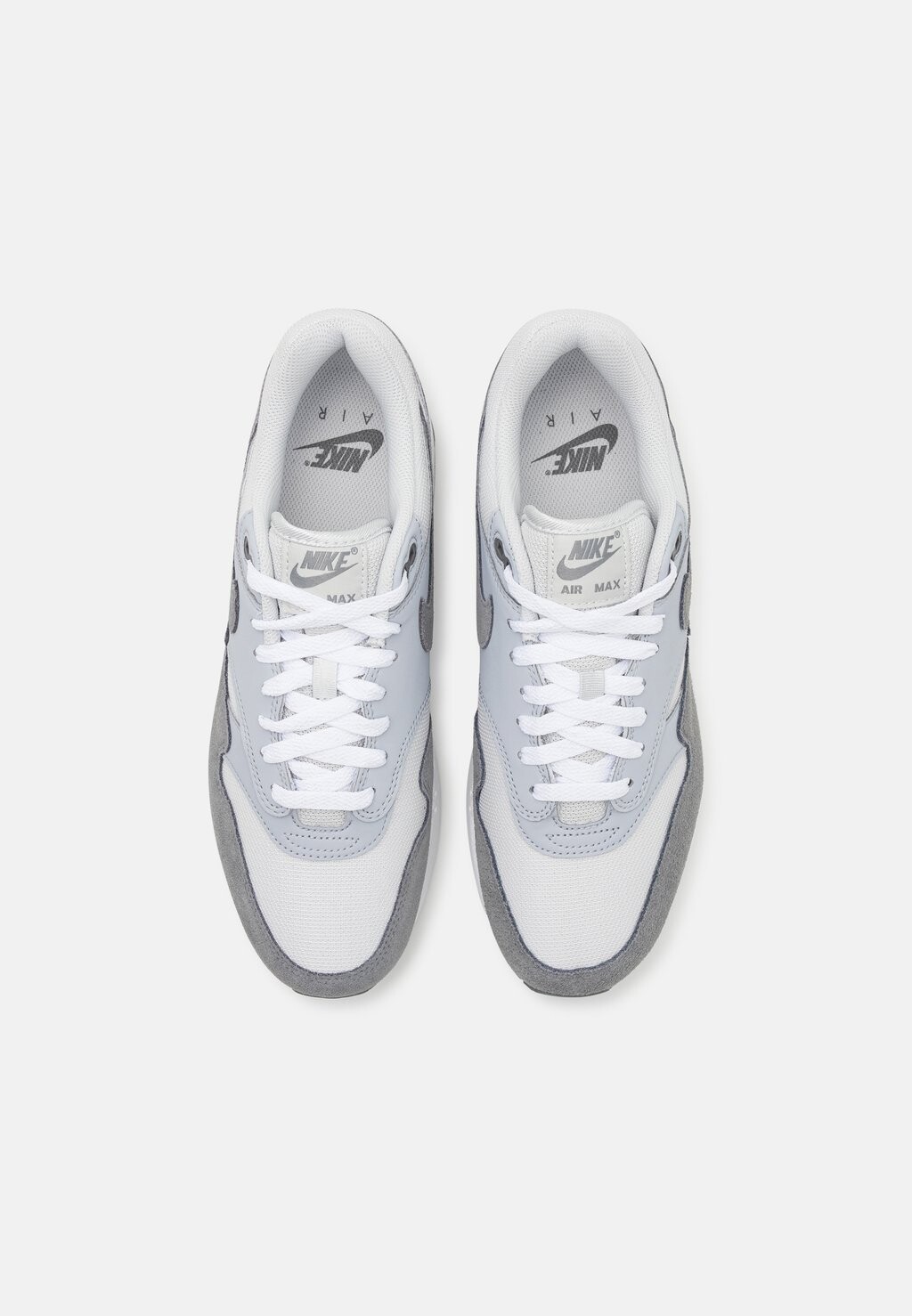 

Кроссовки на шнуровке AIR MAX 1 Nike, серый