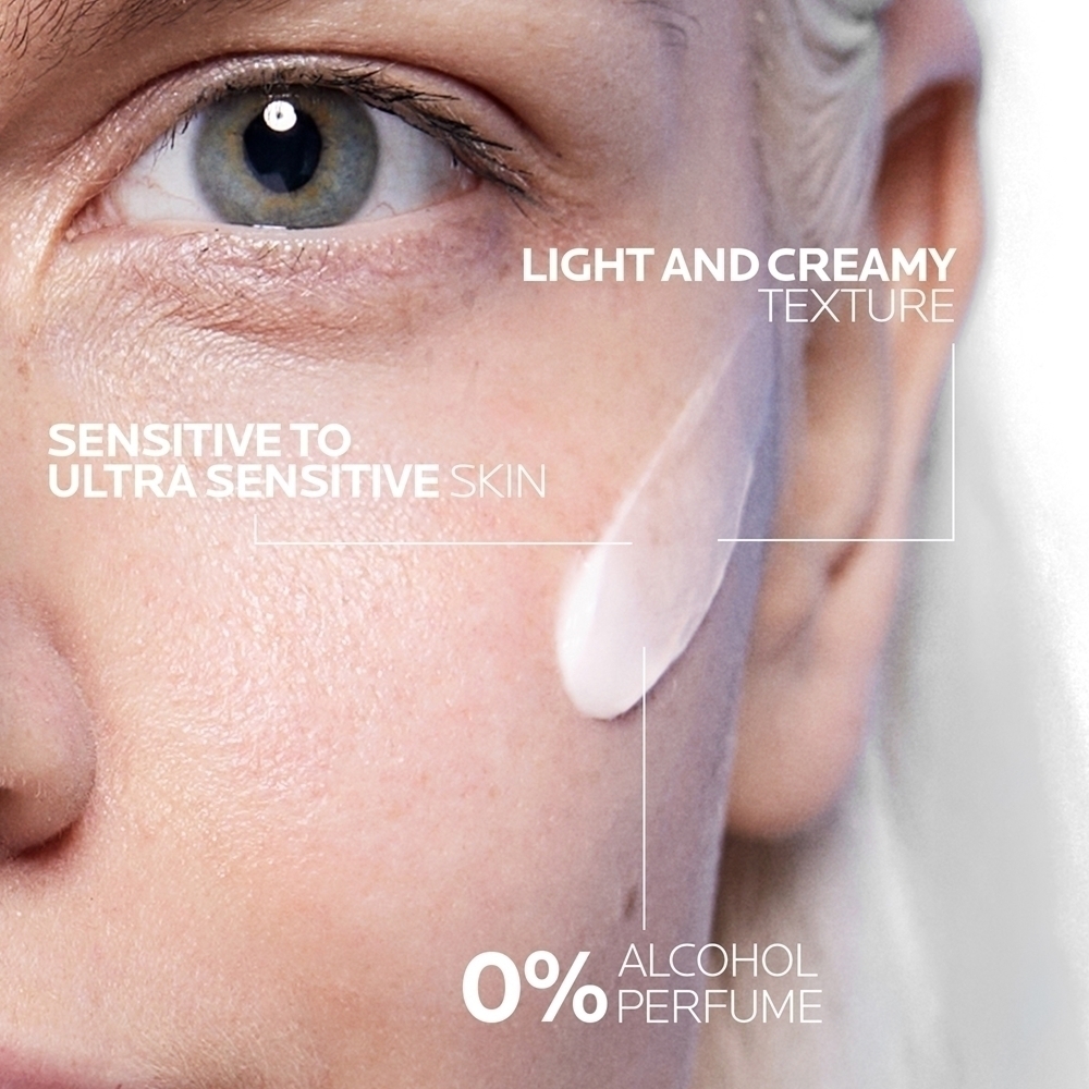 Крем для лица SPF LA ROCHE-POSAY Пребиотический увлажняющий Toleriane Sensitive, снижающий чувствительность кожи — фото 3