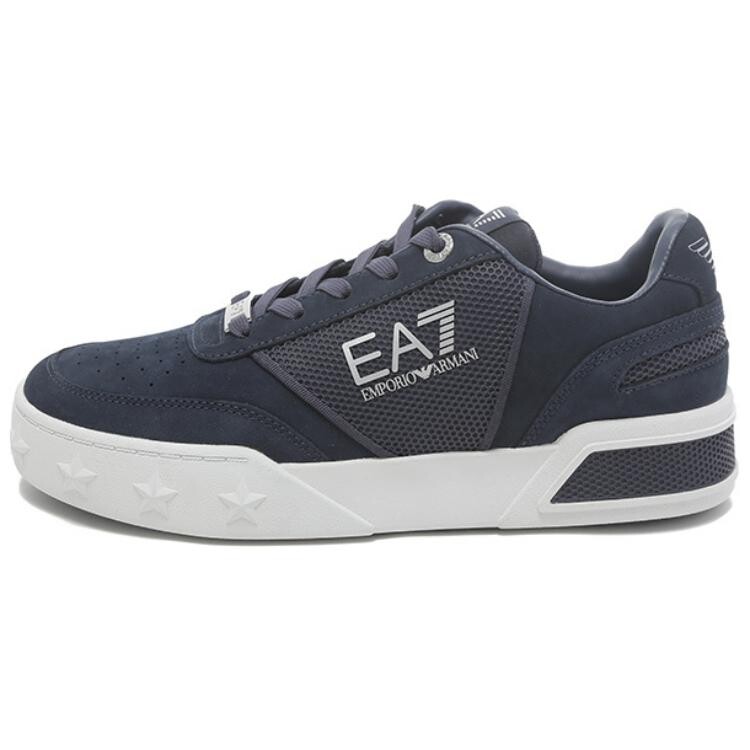 

Кроссовки EMPORIO ARMANI Skateboarding Shoes Unisex Low-top Dark Blue, темно-синий