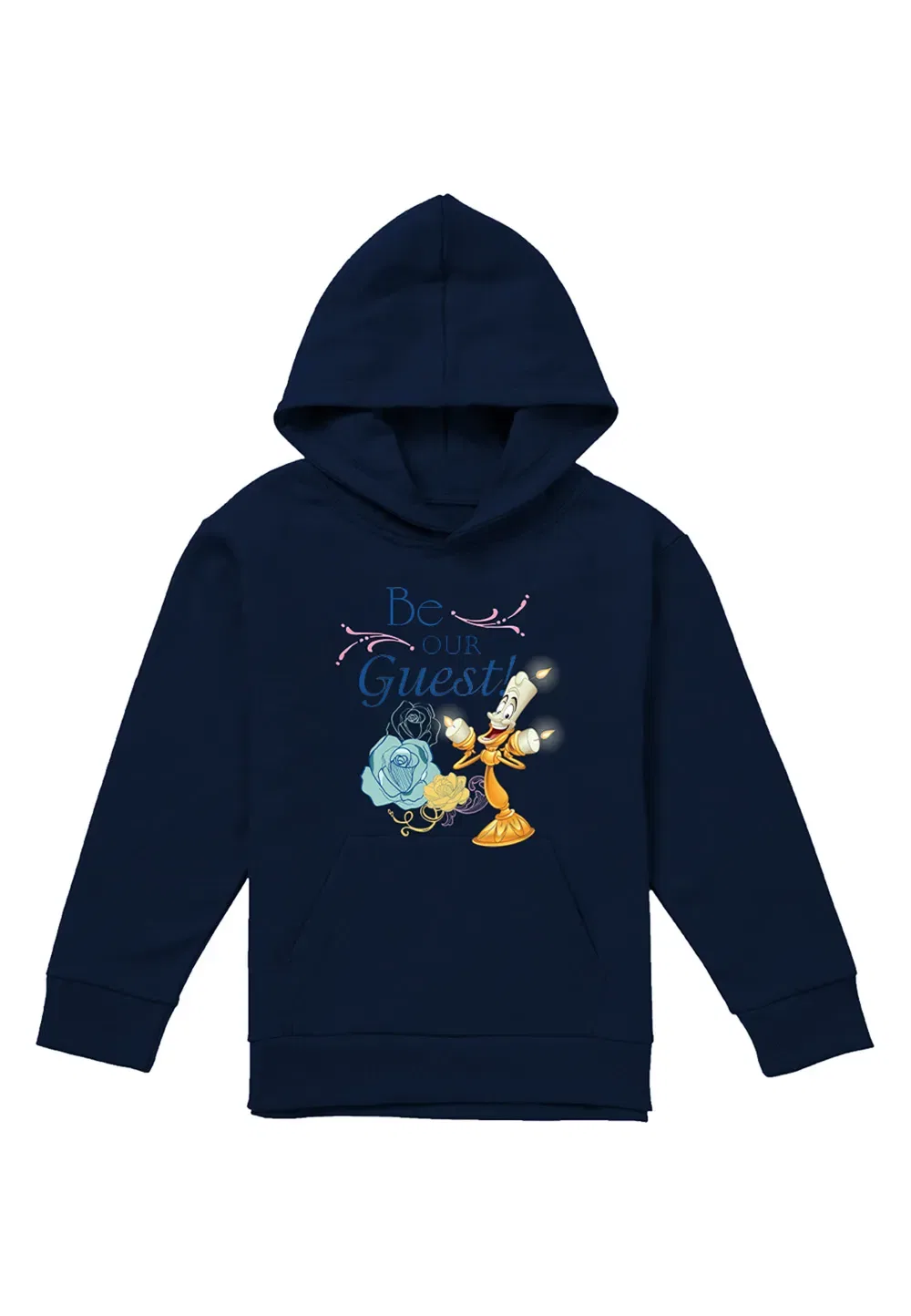 Детский худи Beauty And The Beast Disney, темно-синий