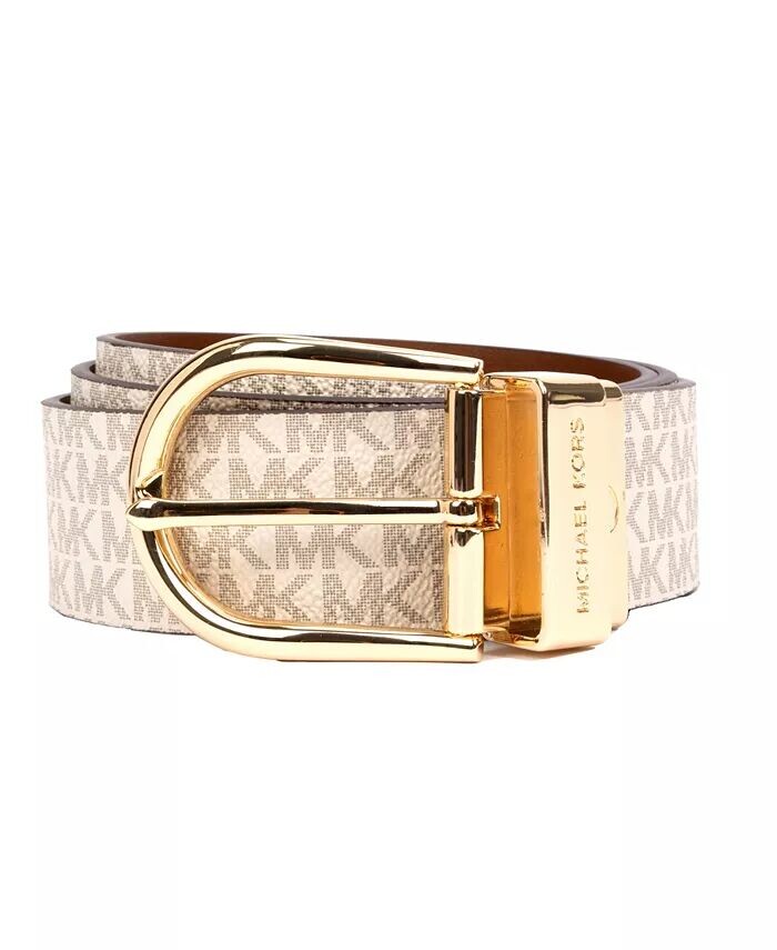 

Ремень Michael Kors женский двусторонний 38 мм, коричневый/бежевый
