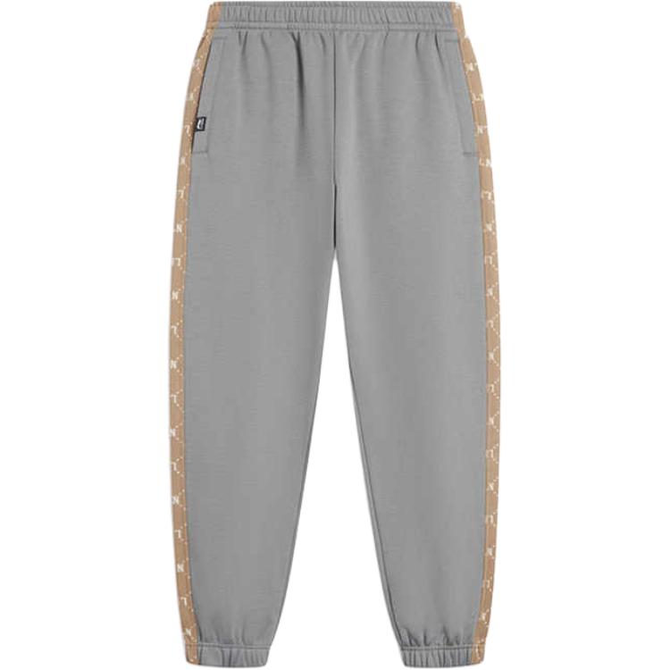 

Трикотажные спортивные брюки LiNing Sports Life Collection, мужские, цвет Nine Degrees, серые, Shade 9 Gray