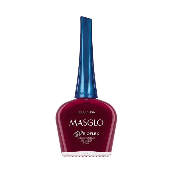 

Максимальная стойкость эмали Esmalte De Uñas Masglo, цвет lujuriosa