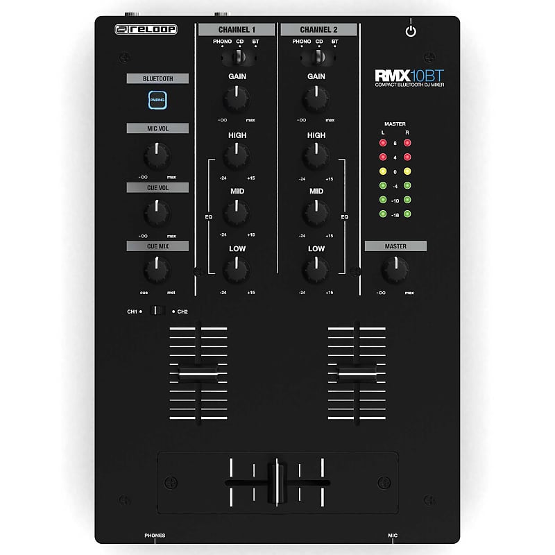 

Микшер Reloop RMX-10-BT Compact Bluetooth DJ Mixer